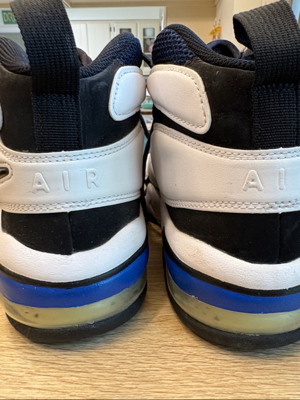 Kids Black and Blue Athletic Sneakers - Picture 2 of 6